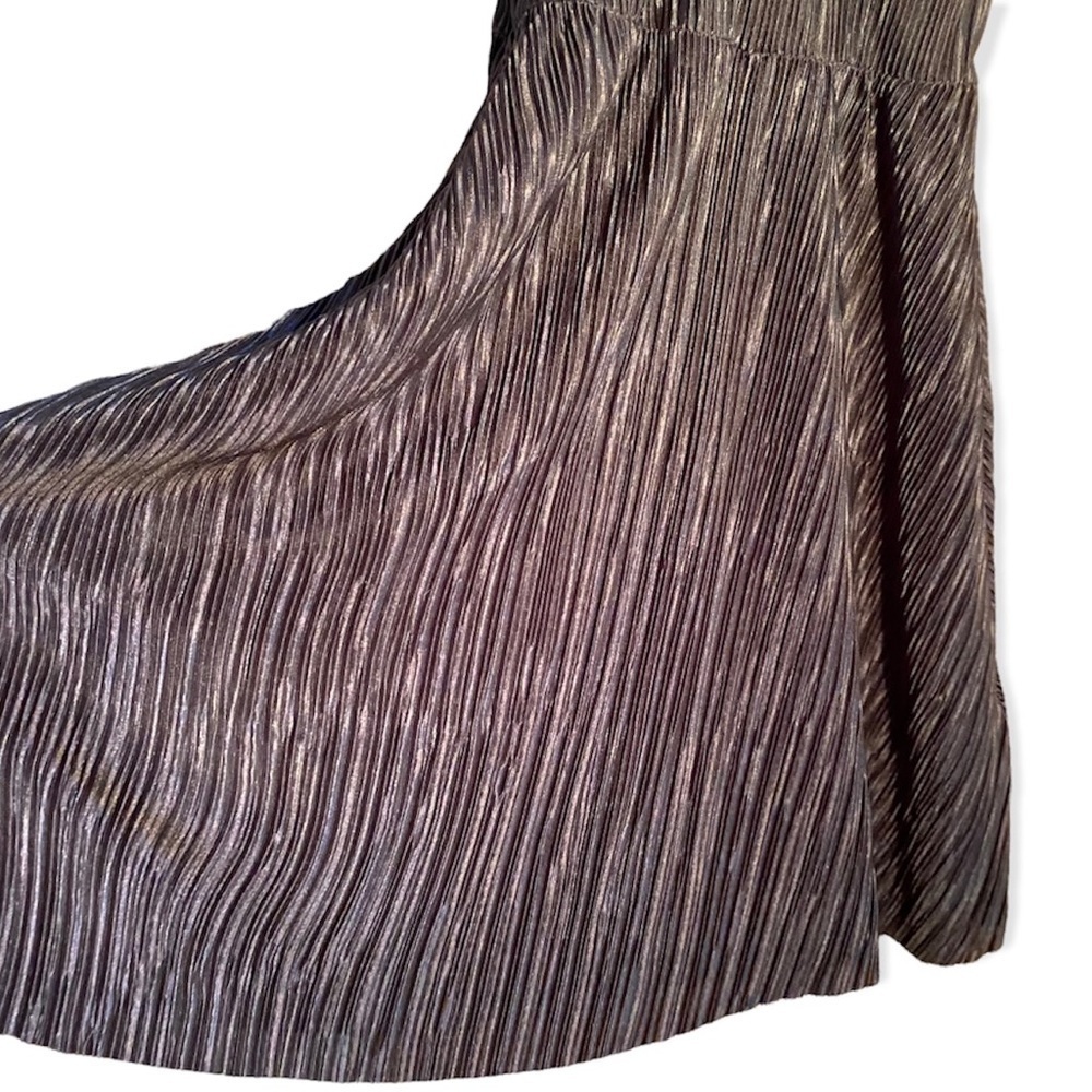 Divided H&M Pleated Plunge Mini Dress Minimalist Black Size 2 NEW NWT - Picture 4 of 11